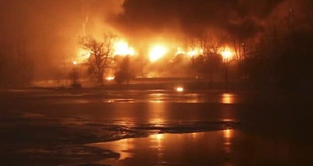 Tanker Train Derailment in West Virginia