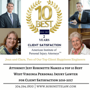 WV Top 10 Attorney for Personal Injury | Robinette Legal Group PLLC