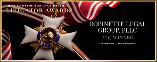 Robinette Legal Group, PLLC Wins Prestigious 2015 Litigator Award