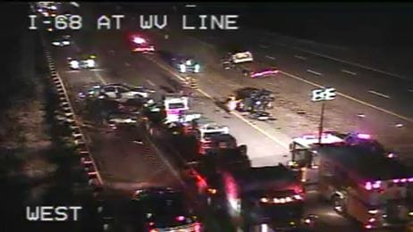Multi-vehicle Accidents on I-68 Claim Three Lives, Injure Others