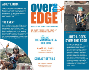 libera over the edge event to raise funds for at risk youth