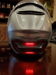 Brake Free Motorcycle Helmet motion activated light